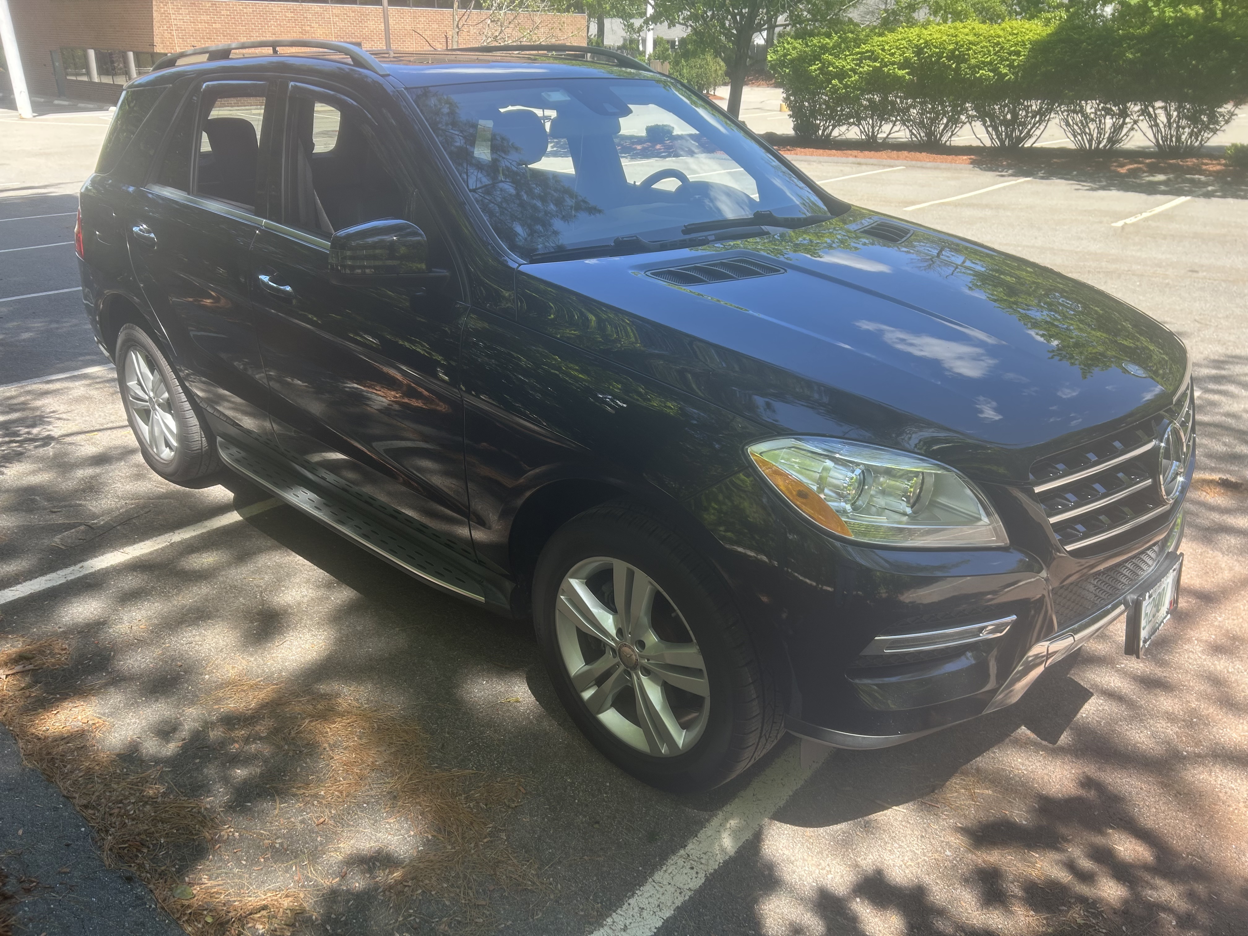 Mark's Mercedes SUV — clean, spacious, and ready for your airport run